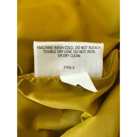 EILEEN FISHER Goose Down Puffer Vest Stand Collar Snap Front Size XL - Picture 8 of 8